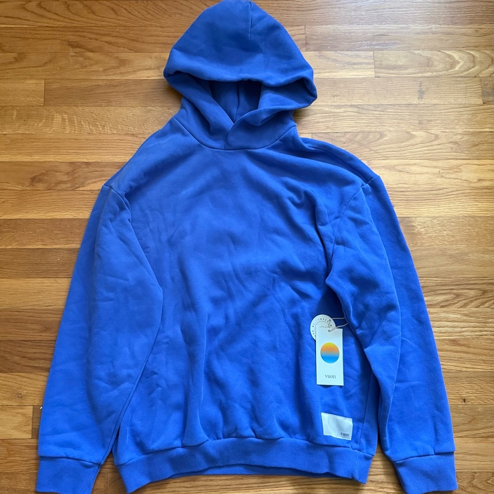 Vuori Restore Oversized Hoodie Women’s Small Bright Iris